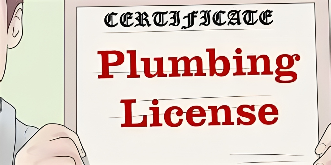 Apply for a plumbing license.
